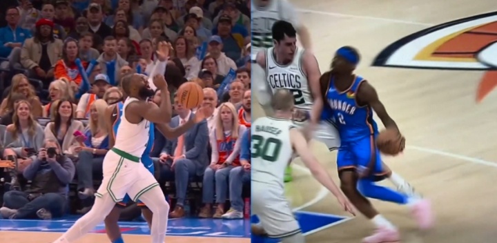 开云APP下载-怒批SGA！美媒批评杰伦·布朗玩双标：他也有“不是篮球的动作”